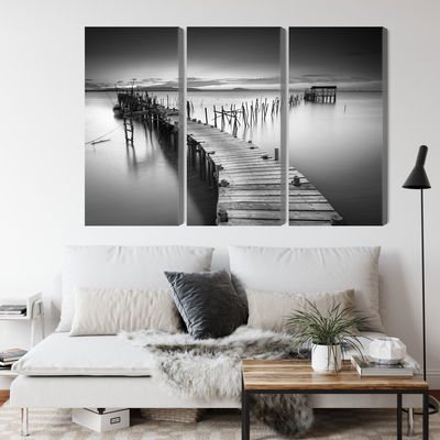 Ljuddämpande tavla - Dilapidated pier