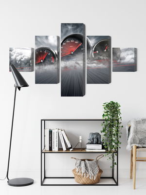 Ljuddämpande tavla - High speed car counters