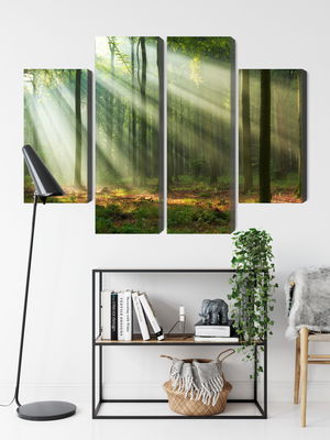 Ljuddämpande tavla - Forest landscape