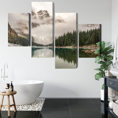 Ljuddämpande tavla - Moraine Lake in banff