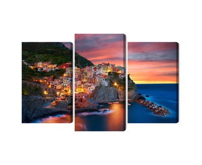 Ljuddämpande tavla - Manarola city in Italy