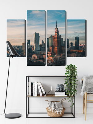 Ljuddämpande tavla - Warsaw and the view