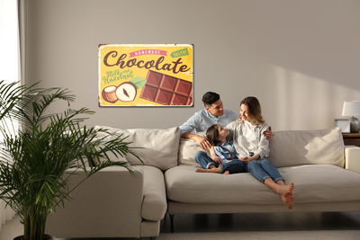 Ljuddämpande tavla - Chocolate with nuts