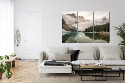 Ljuddämpande tavla - Moraine Lake in banff