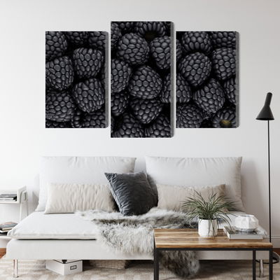 Ljuddämpande tavla - Blackberries on a macro scale