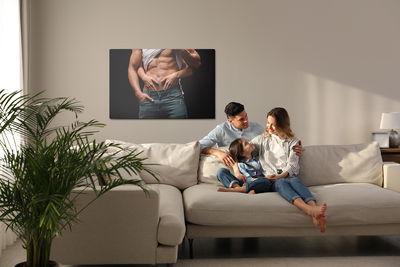 Ljuddämpande tavla - Couple in an intimate scene