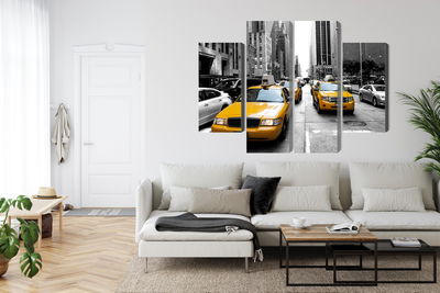 Ljuddämpande tavla - Taxis in New York