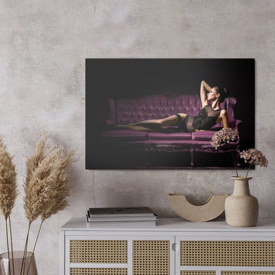 Ljuddämpande tavla - Woman in a sensual pose