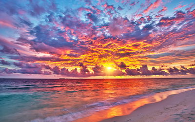 Ljuddämpande tavla - Picturesque sunset