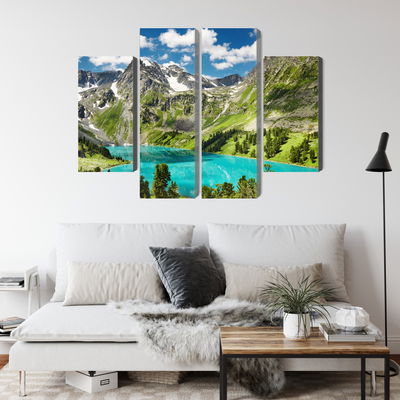 Ljuddämpande tavla - Crystalline lake