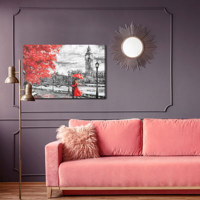Ljuddämpande tavla - Lovers admiring the London