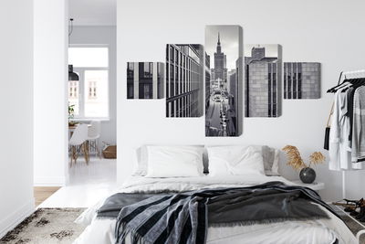 Ljuddämpande tavla - Black and white panorama