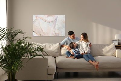 Ljuddämpande tavla - Young girl with beautiful