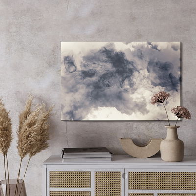 Ljuddämpande tavla - Abstract dark clouds