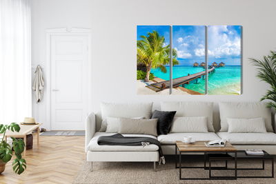 Ljuddämpande tavla - Floating houses