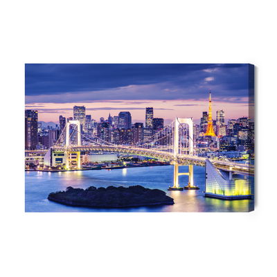 Ljuddämpande tavla - Rainbow bridge in tokyo