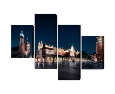 Ljuddämpande tavla - Kraków's cloth hall and st.