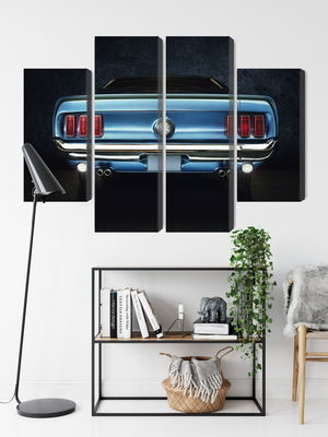 Ljuddämpande tavla - The back of an old ford