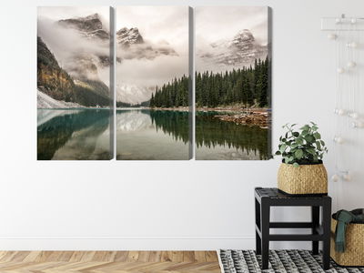 Ljuddämpande tavla - Moraine Lake in banff