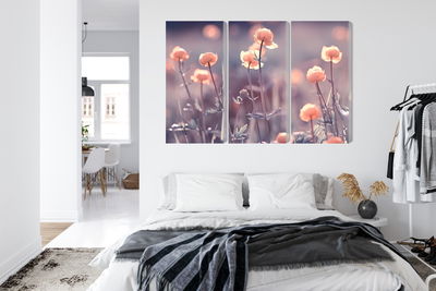 Ljuddämpande tavla - Spring 3d flowers