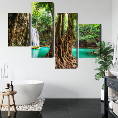 Ljuddämpande tavla - Erawan waterfalls