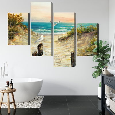 Ljuddämpande tavla - Painted sand dunes