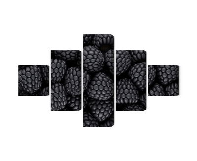 Ljuddämpande tavla - Blackberries on a macro scale