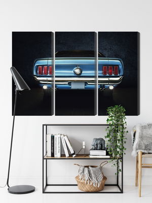 Ljuddämpande tavla - The back of an old ford