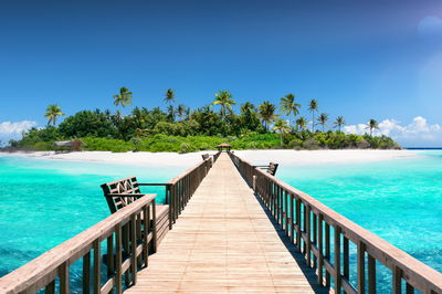 Ljuddämpande tavla - 3d pier in the maldives