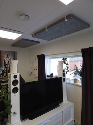Ljudabsorbering till tak - PES ceiling