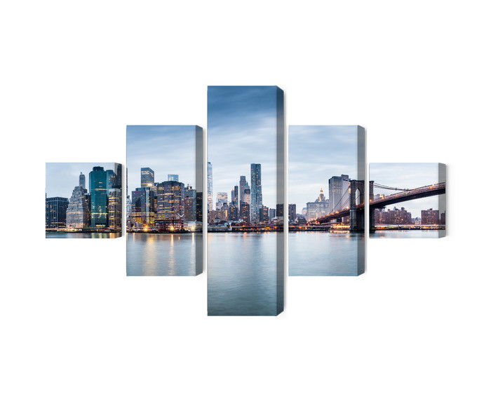 Ljuddämpande tavla - Panoramic view of the city