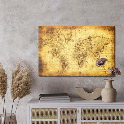 Ljuddämpande tavla - Ancient world map