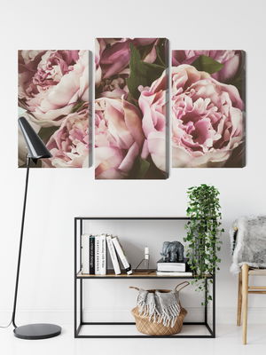 Ljuddämpande tavla - Delicate vintage peony