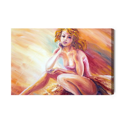 Ljuddämpande tavla - Painted dancer