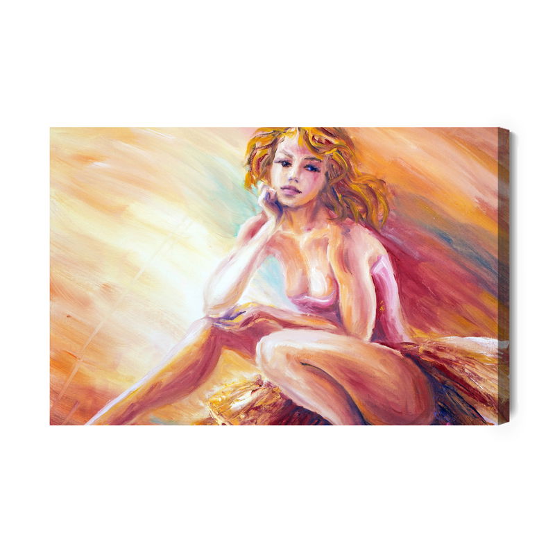 Ljuddämpande tavla - Painted dancer