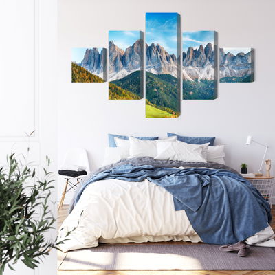 Ljuddämpande tavla - Dolomites mountain range