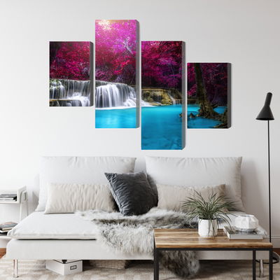 Ljuddämpande tavla - Kanchanaburi waterfall