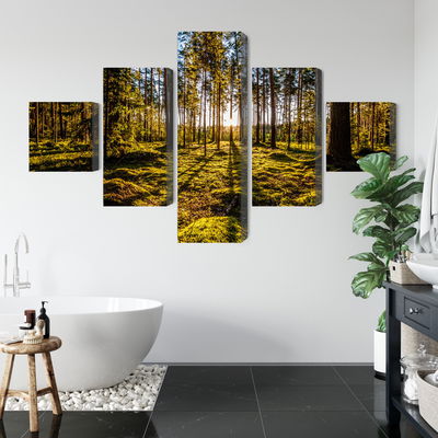 Ljuddämpande tavla - Morning sun rays