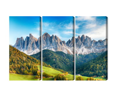 Ljuddämpande tavla - Dolomites mountain range