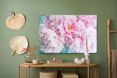 Ljuddämpande tavla - Delicate peonies