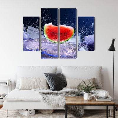 Ljuddämpande tavla - Watermelon on ice