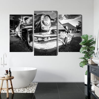 Ljuddämpande tavla - Black and white american