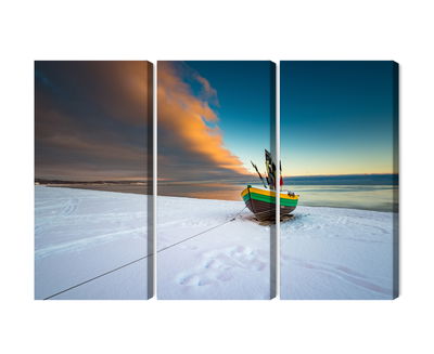 Ljuddämpande tavla - Fishing boat