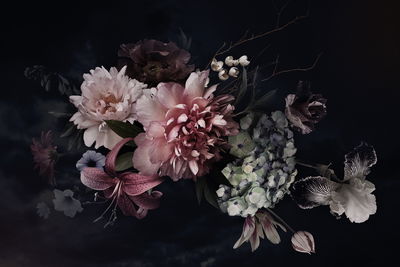 Ljuddämpande tavla - Flowers in vintage style