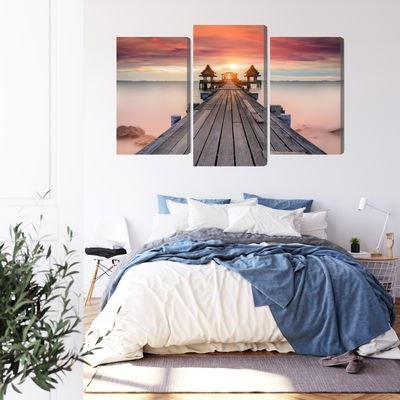 Ljuddämpande tavla - Hazy sea