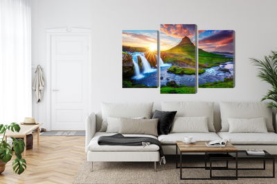 Ljuddämpande tavla - View of the kirkjufellsfoss