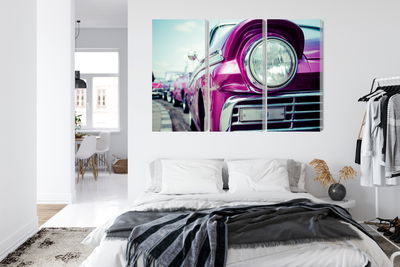 Ljuddämpande tavla - Retro style car headlight