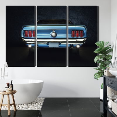 Ljuddämpande tavla - The back of an old ford