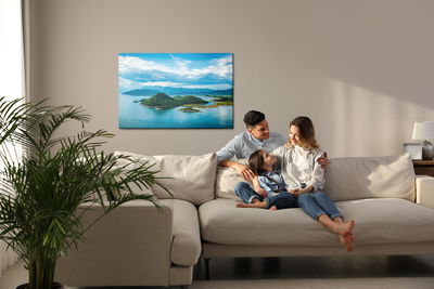 Ljuddämpande tavla - Islands in the croatian sea