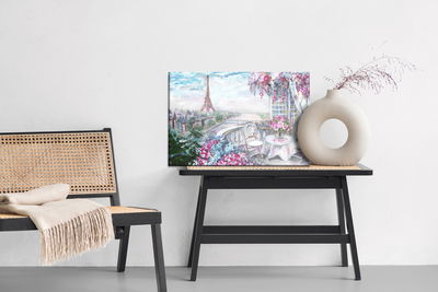 Ljuddämpande tavla - View of the eiffel tower